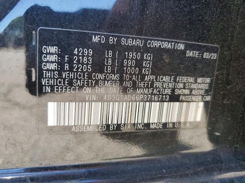 2023 SUBARU IMPREZA PREMIUM 13