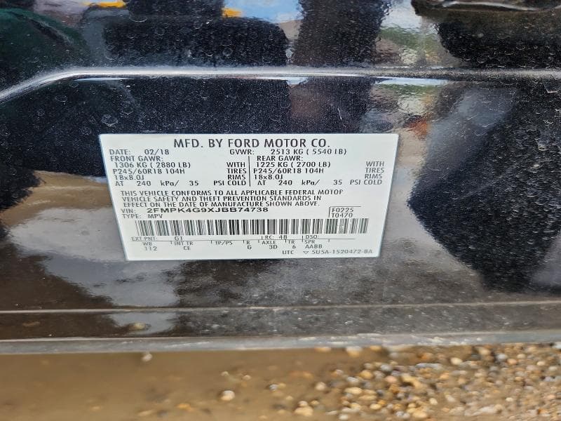 2018 FORD EDGE SE 13