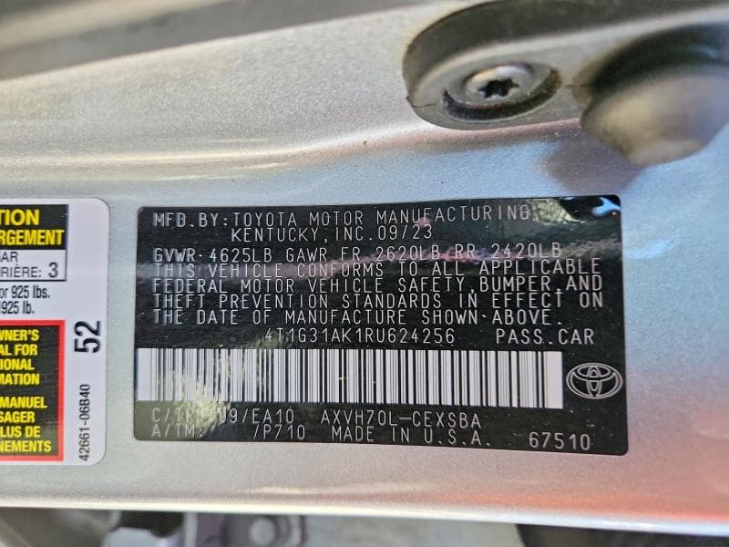 2024 TOYOTA CAMRY HYBRID SE 12