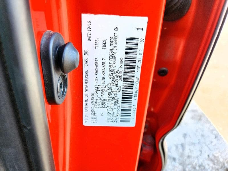 2017 TOYOTA TACOMA TRD SPORT 12
