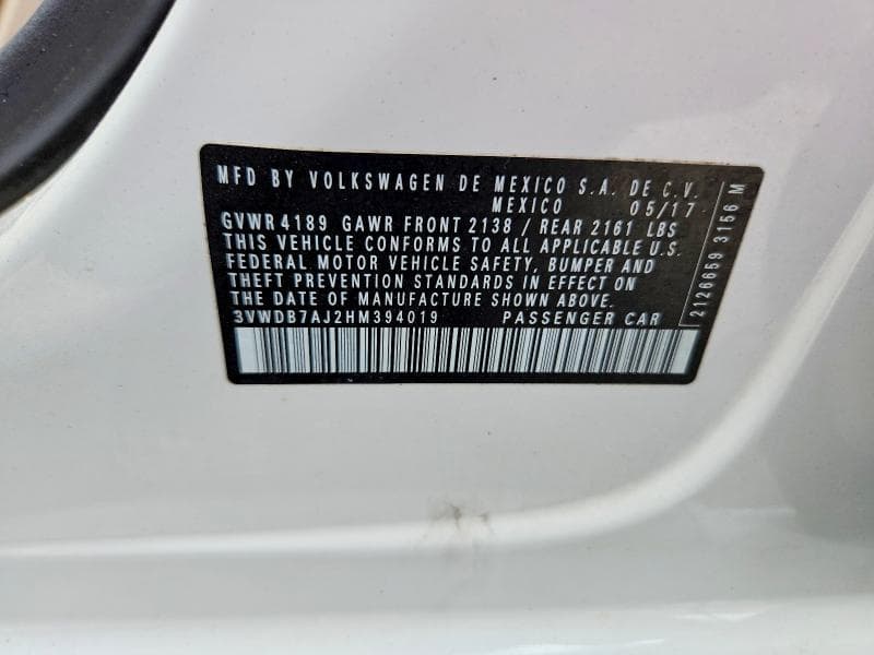 2017 VOLKSWAGEN JETTA SE 12
