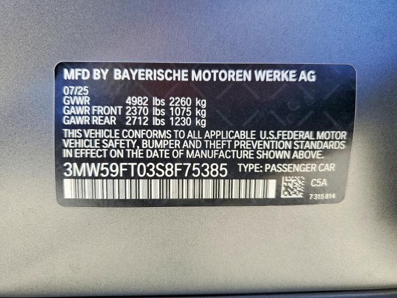 2025 BMW M340I 12
