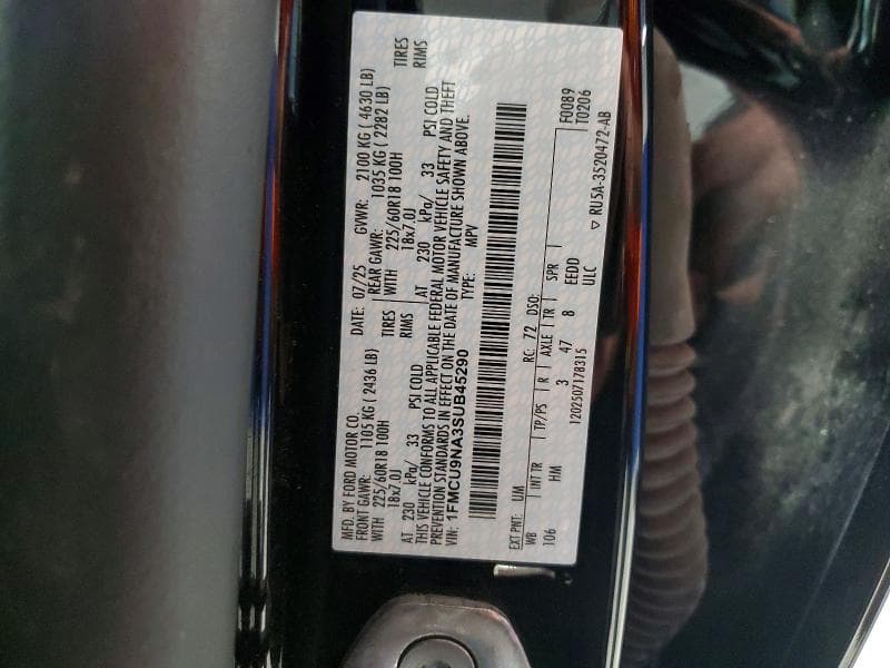 2025 FORD ESCAPE ST LINE SELECT 13