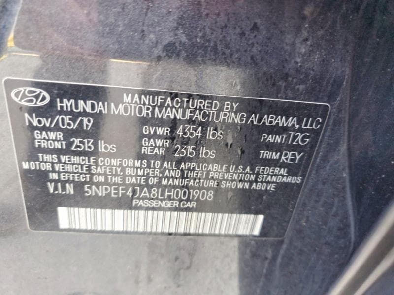 2020 HYUNDAI SONATA SEL 13