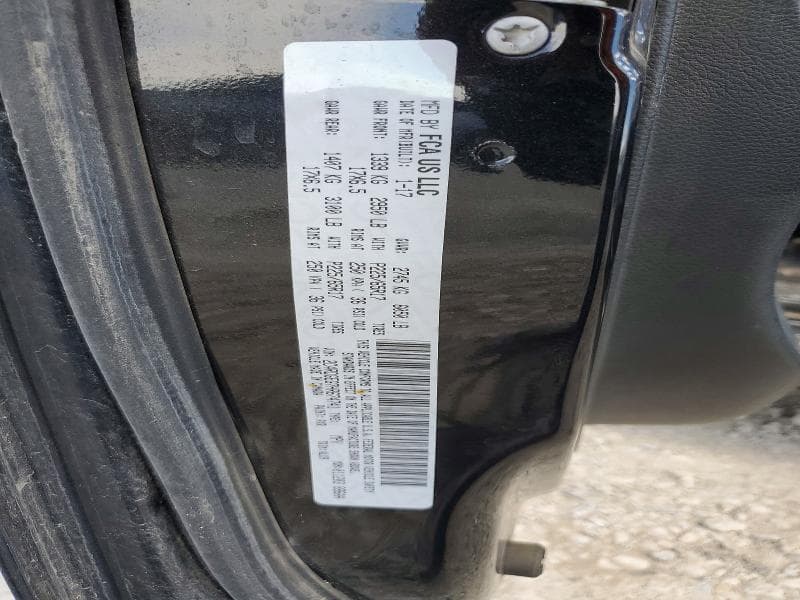 2017 DODGE GRAND CARAVAN GT 12