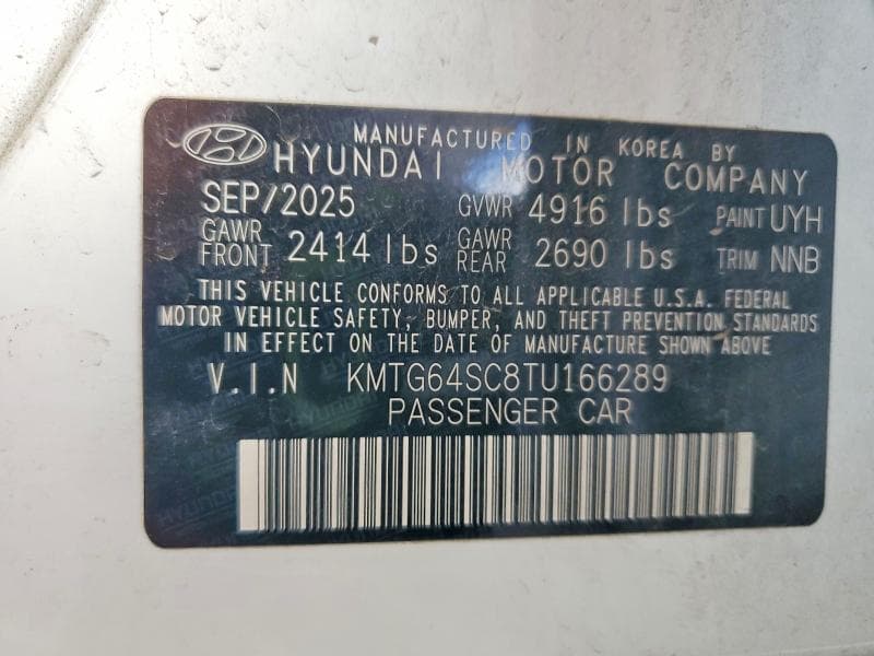 2026 GENESIS G70 2.5T STANDARD 13