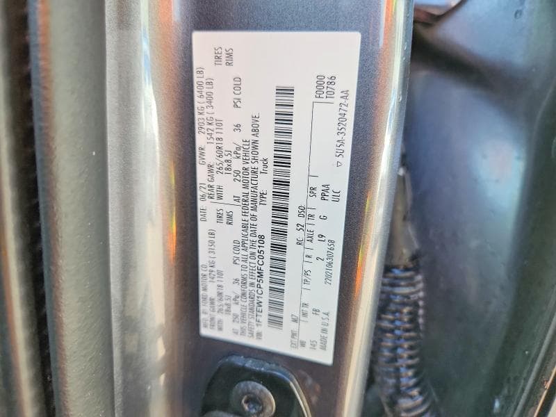 2021 FORD F150 SUPERCREW 13