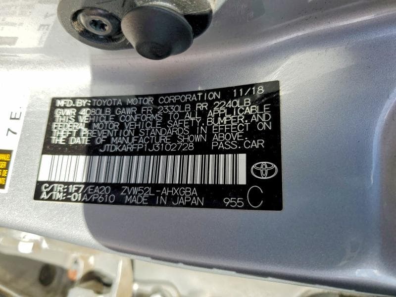 2018 TOYOTA PRIUS PRIME ADVANCED 13