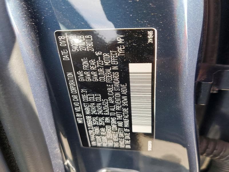 2018 VOLVO XC60 T6 INSCRIPTION 14