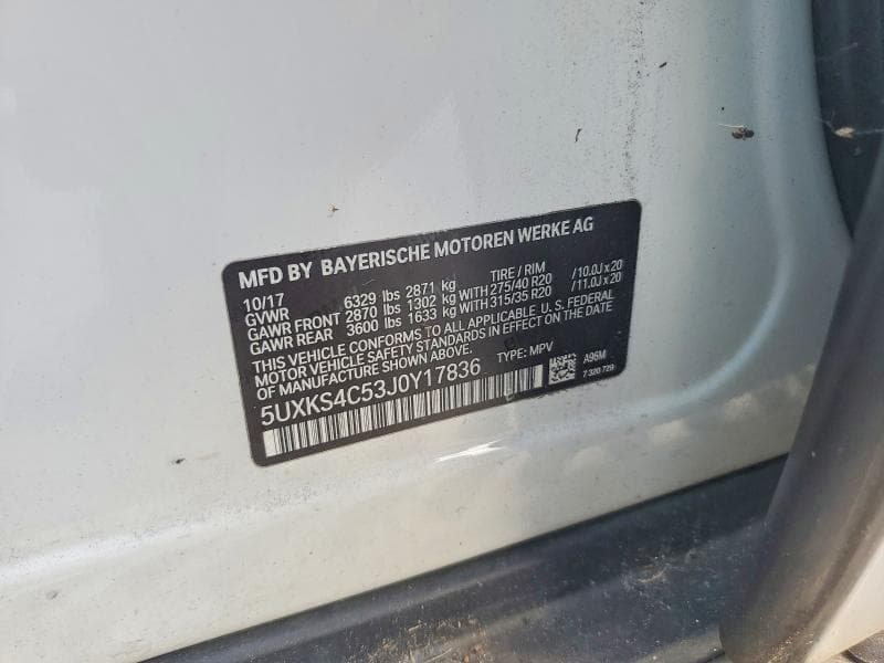2018 BMW X5 XDRIVE35D 13