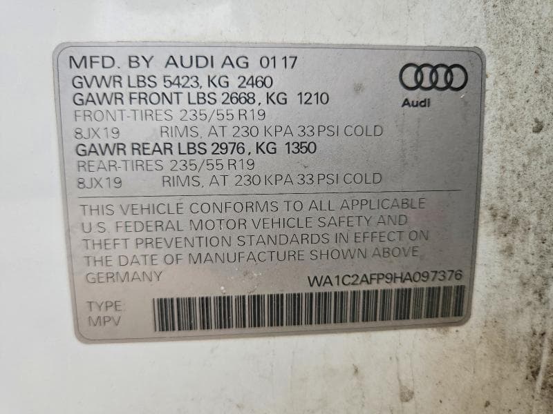 2017 AUDI Q5 PREMIUM 13