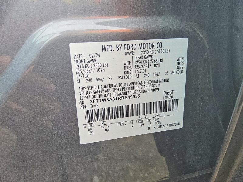 2024 FORD MAVERICK XL 12