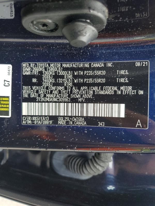 2022 LEXUS RX 350 13