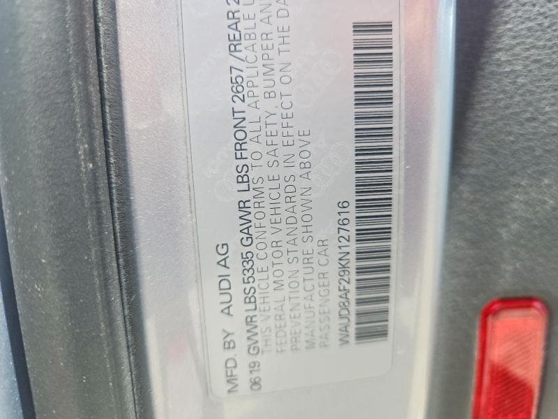 2019 AUDI A6 PREMIUM 13