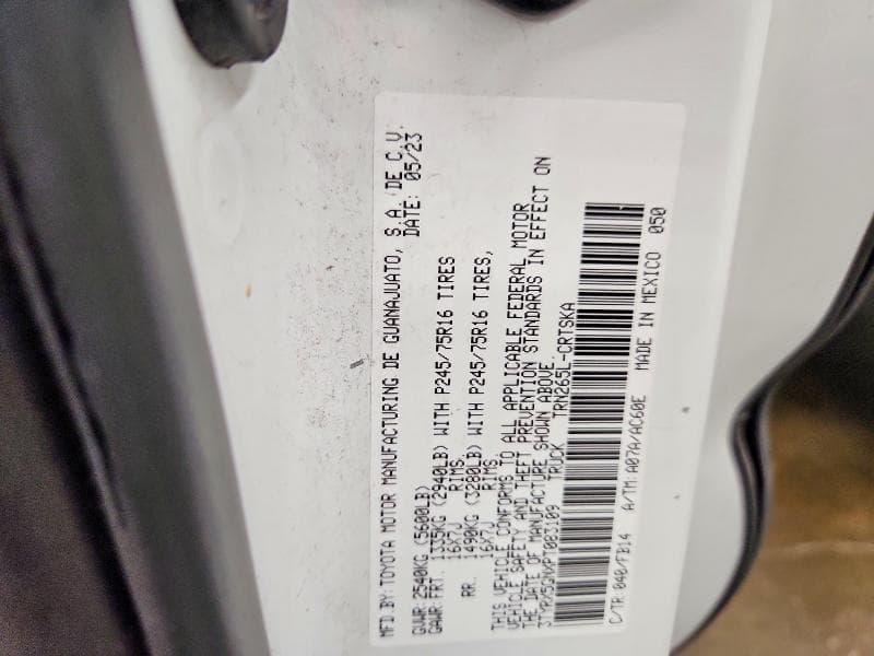 2023 TOYOTA TACOMA SR 12