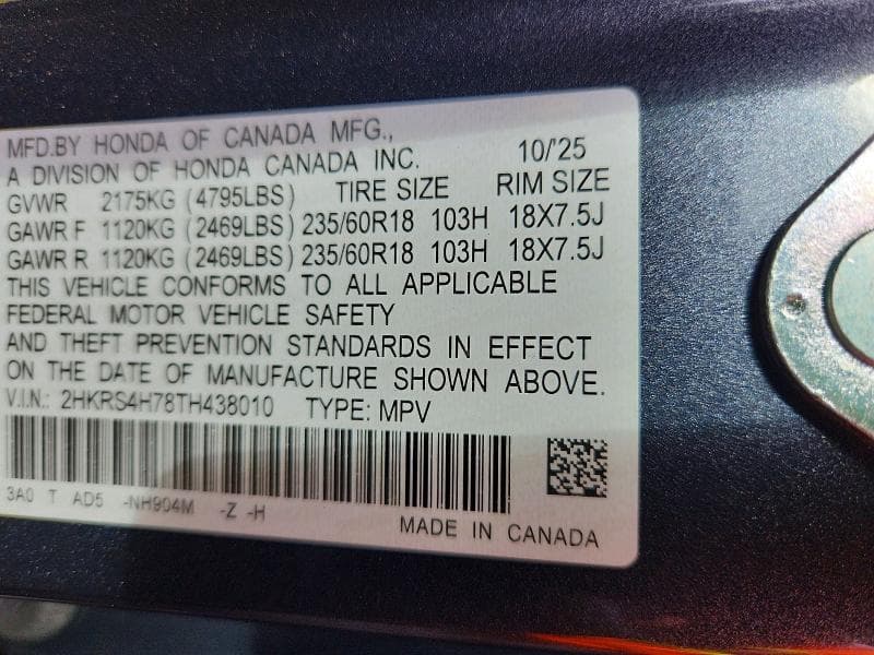 2026 HONDA CR-V EXL 13