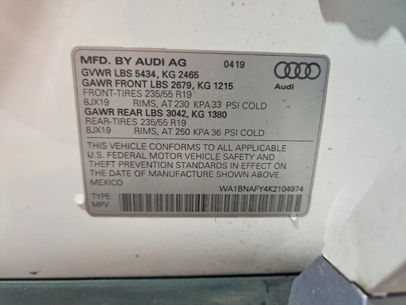 2019 AUDI Q5 PREMIUM PLUS 13