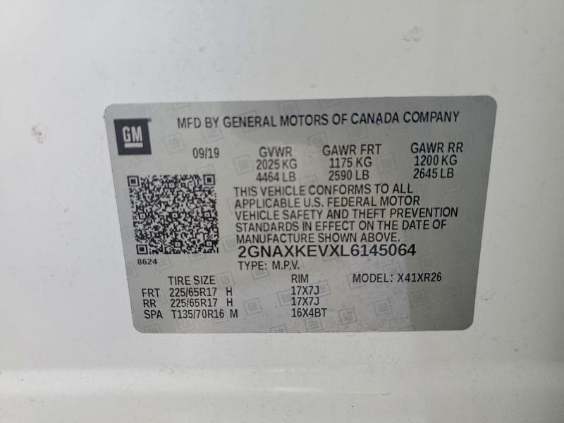 2020 CHEVROLET EQUINOX LT 13