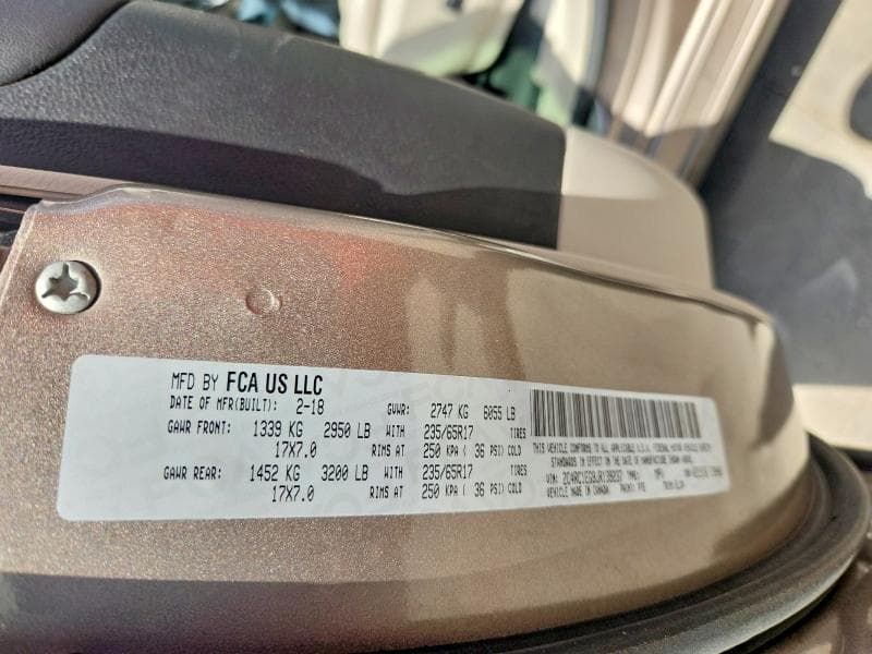 2018 CHRYSLER PACIFICA TOURING L PLUS 13