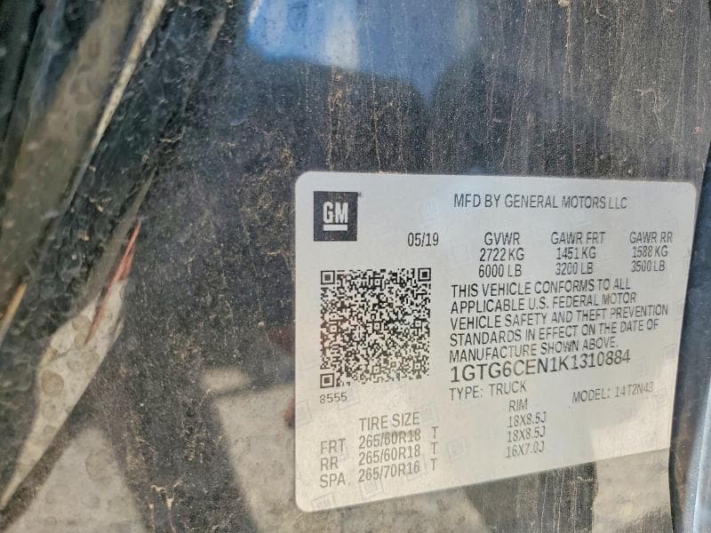 2019 GMC CANYON SLE 12