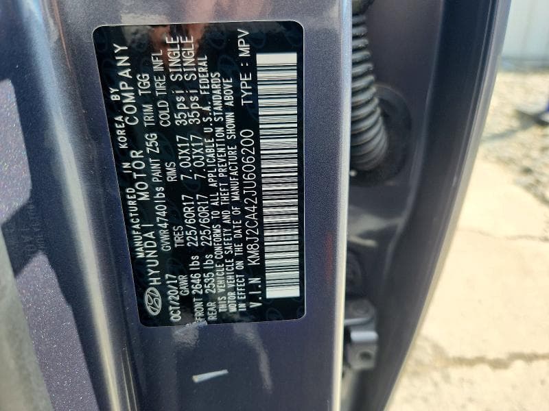 2018 HYUNDAI TUCSON SE 13