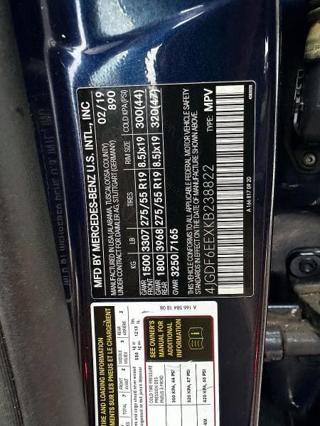 2019 MERCEDES-BENZ GLS 450 4MATIC 10