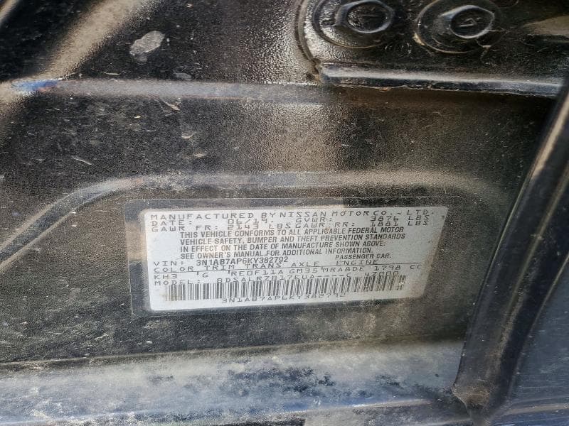 2019 NISSAN SENTRA SR 12