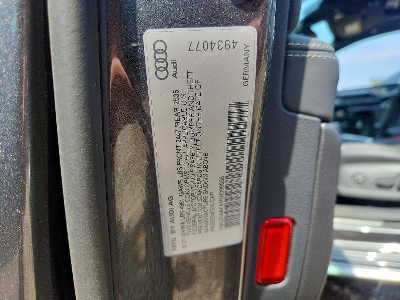 2022 AUDI A4 PREMIUM PLUS 45 12