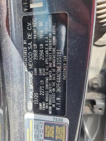 2021 KIA FORTE GT 12