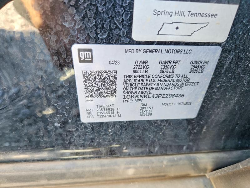 2023 GMC ACADIA SLE 14