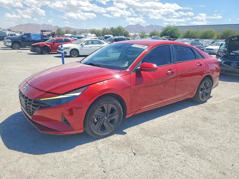 2022 HYUNDAI ELANTRA BLUE - 1