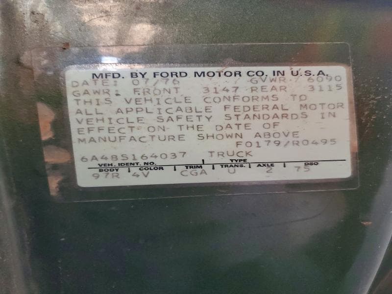 1976 FORD RANCHERO 12