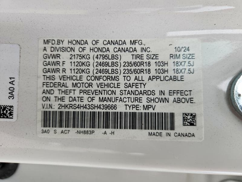 2025 HONDA CR-V EX 13