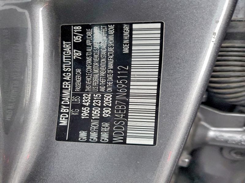 2018 MERCEDES-BENZ CLA 250 12