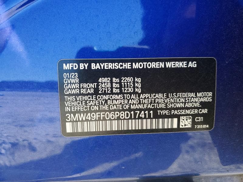 2023 BMW M340XI 12