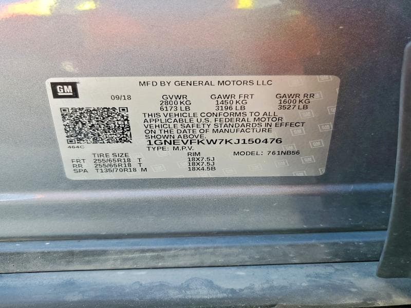 2019 CHEVROLET TRAVERSE LS 13