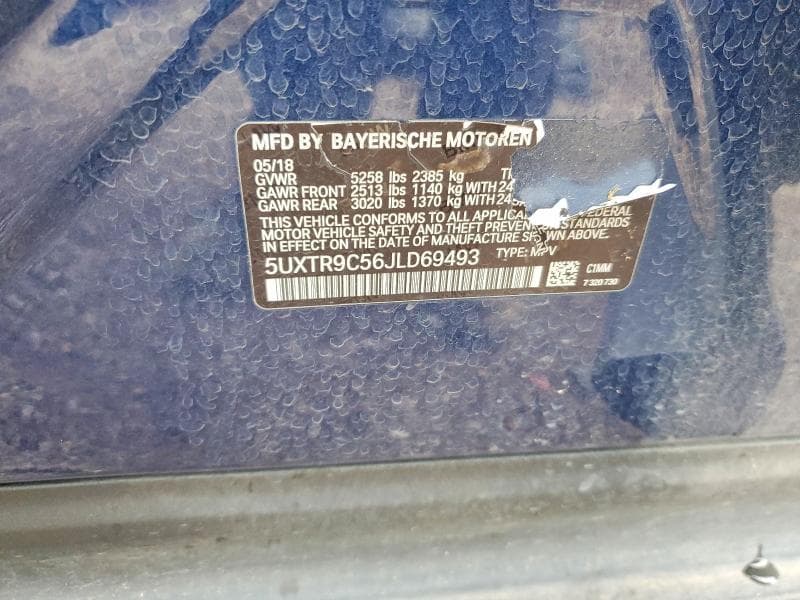 2018 BMW X3 XDRIVE30I 13