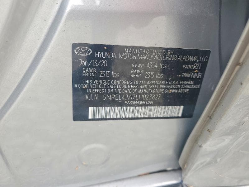 2020 HYUNDAI SONATA SEL 12