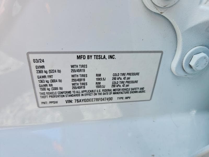 2024 TESLA MODEL Y 13