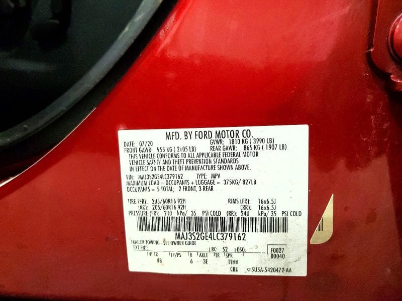 2020 FORD ECOSPORT SE 13