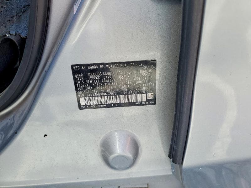 2019 HONDA FIT EX 12