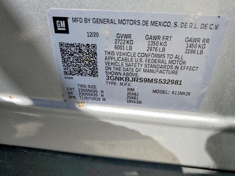 2021 CHEVROLET BLAZER 3LT 13