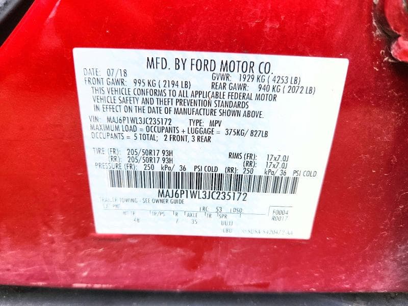 2018 FORD ECOSPORT TITANIUM 13