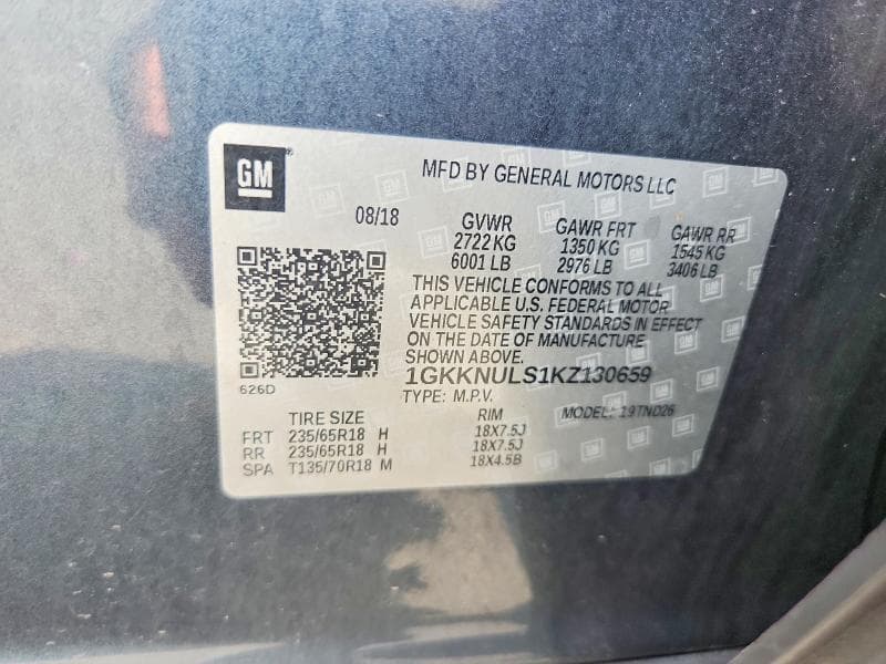 2019 GMC ACADIA SLT-1 13
