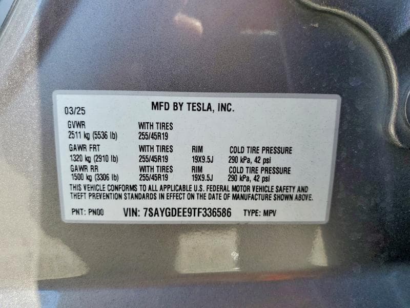 2026 TESLA MODEL Y 12