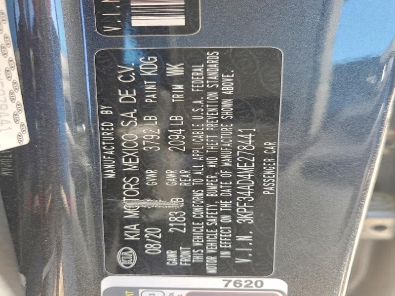 2021 KIA FORTE GT LINE 13