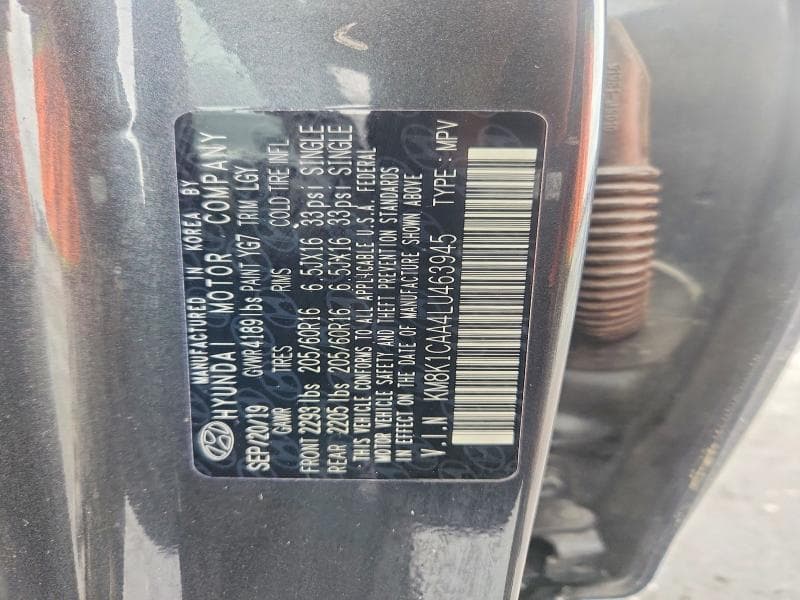2020 HYUNDAI KONA SE 13