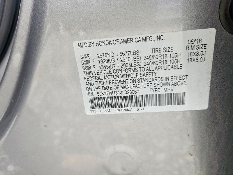 2018 ACURA MDX 13