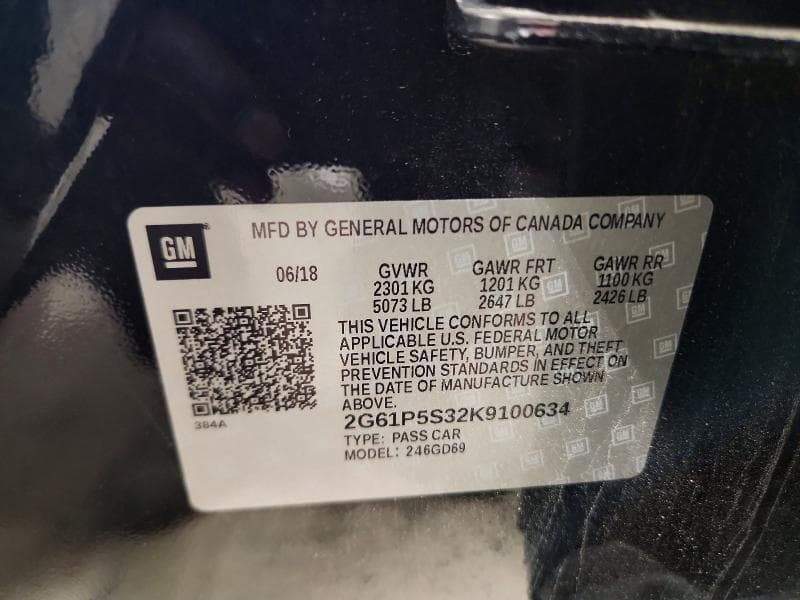 2019 CADILLAC XTS PREMIUM LUXURY 12
