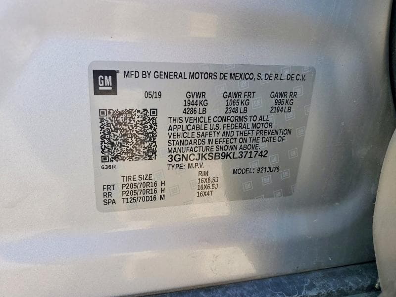 2019 CHEVROLET TRAX LS 13